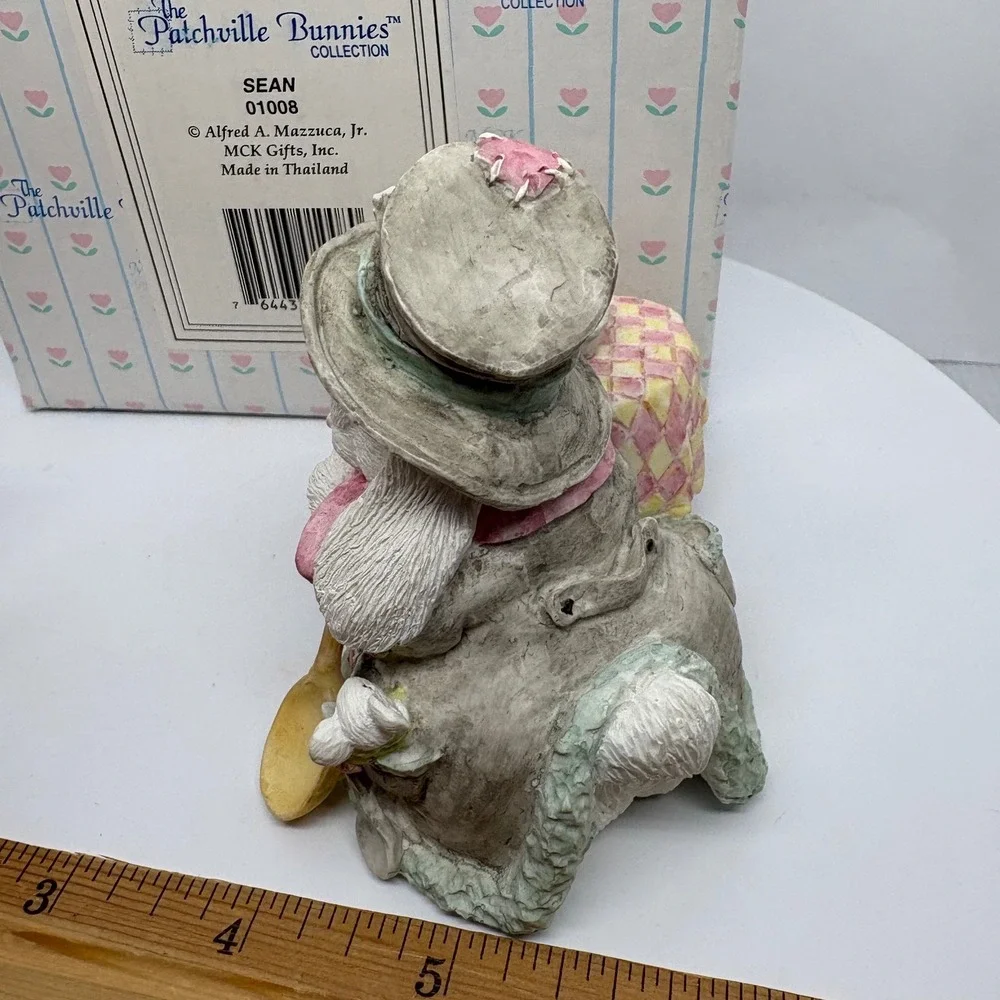 1993 The Patchville Bunnies SEAN‎ Figurine Alfred Mazzuca Jr MCK Easter Rabbit